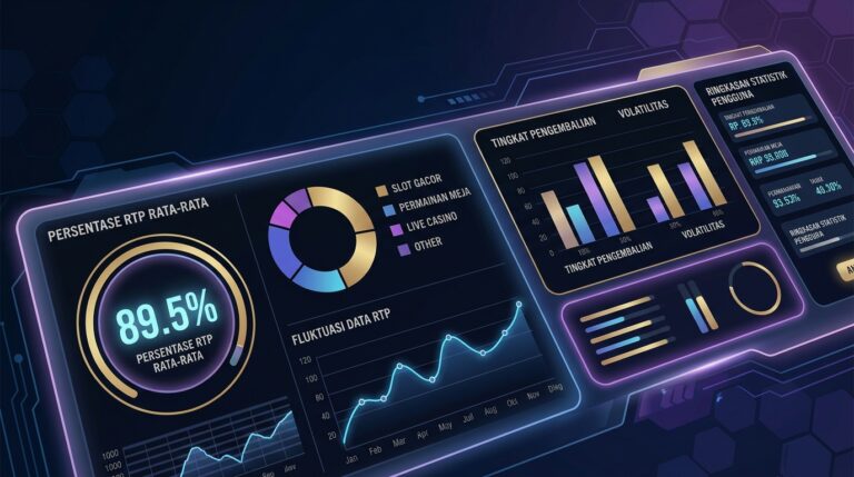 Ilustrasi dashboard statistik untuk panduan Naga5000 RTP