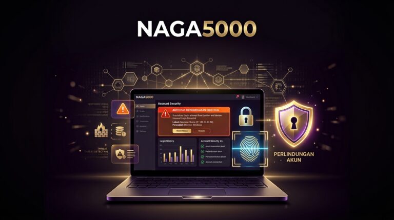 Naga5000 login dan ilustrasi perlindungan keamanan akun digital